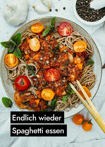 Spaghetti aus gekeimten Sprossen