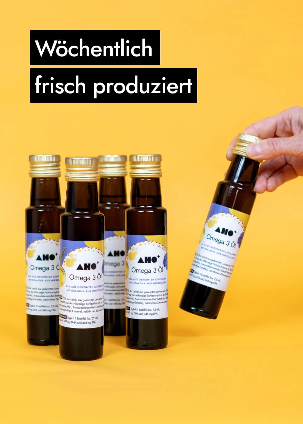 Leinöl aus gekeimten Leinsamen