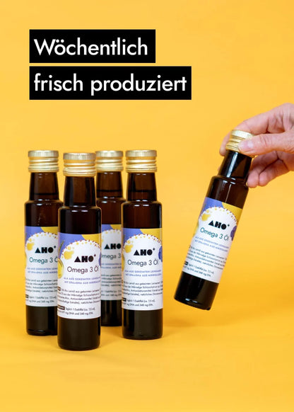 Leinöl aus gekeimten Leinsamen