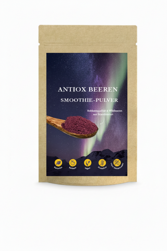 Antioxidantien Beeren Pulver