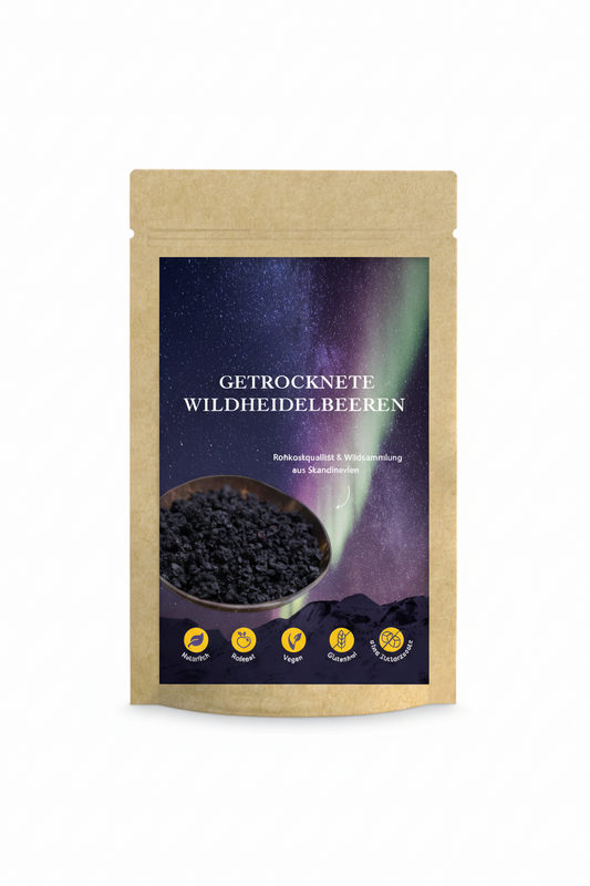 Getrocknete Wildheidelbeeren