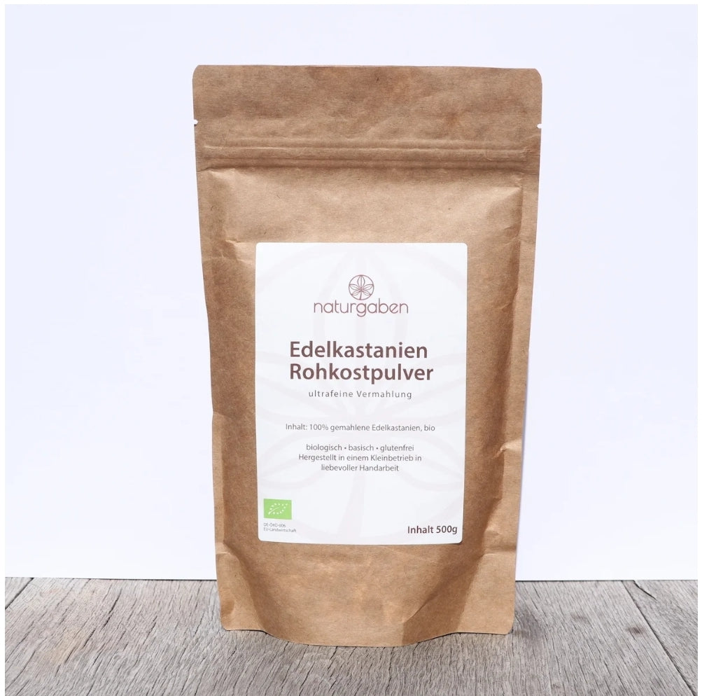 Edelkastanien/ Maroni Rohkost Pulver ultrafein, 500g