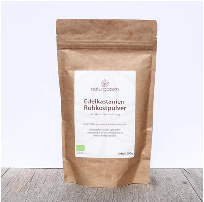 Edelkastanien/ Maroni Rohkost Pulver ultrafein, 500g