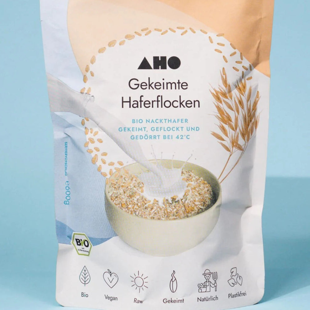 Gekeimte Bio Haferflocken (Rohkost)