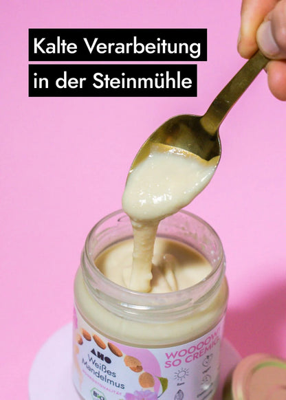 Weißes Mandelmus (Rohkost Qualität!)